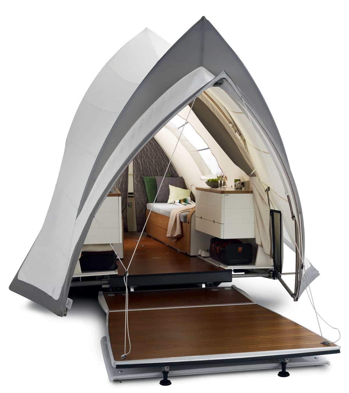 The opera camper is literally a private suite on wheels