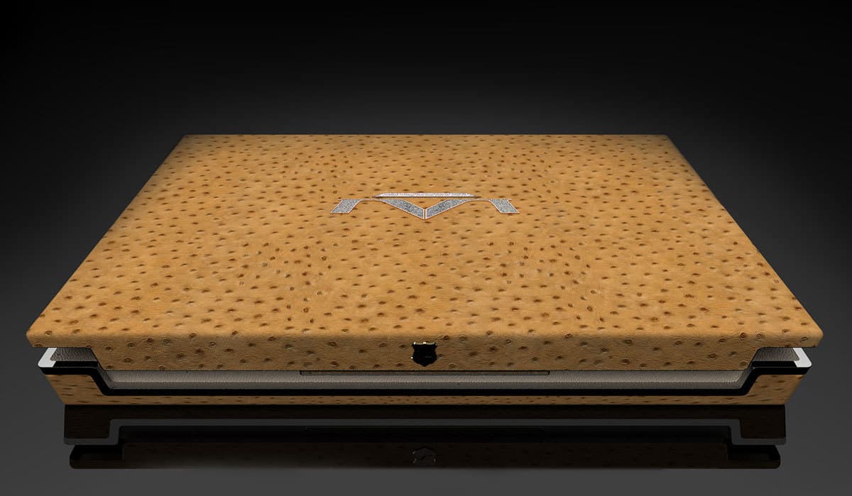 The million dollar laptop produced by the London-based luxury manufacturer, Luvaglio, is officially known as the most expensive laptop money can buy