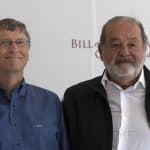 Bill Gates near Carlso Slim