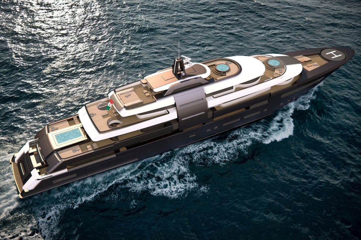 Zuccon SuperYacht Design presents its new project: a 90m M/Y,