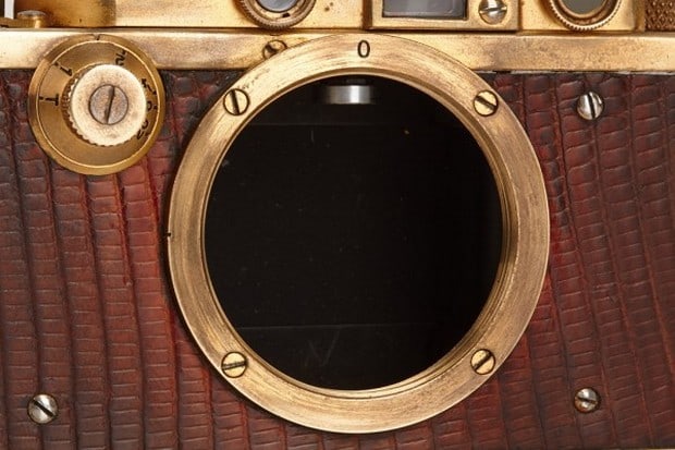 1931 gold-plated Leica Luxus camera 15