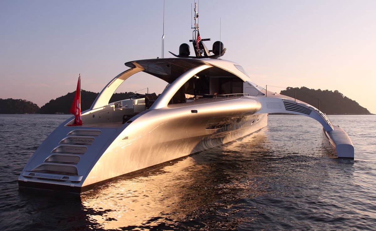 Adastra was presented with the 2013 World Superyacht Award for Most Innovative Design