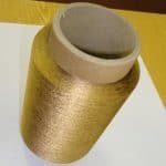 Золотая нить использована для коллекции нижнего белья из 24-каратного золота от Rococo Dessous.