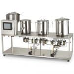 This is an automated brewing system used in professional microbreweries, but scaled for the home brewmeister.