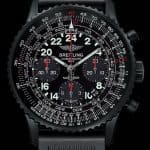 Breitling-Navitimer-Cosmonaute-Blacksteel-Watch