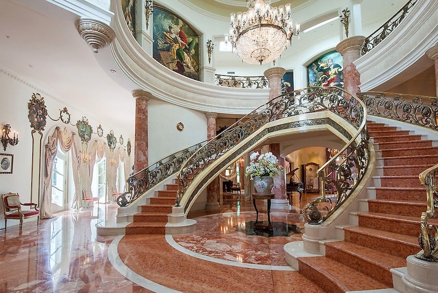 French Baroque Beverly Hills Chateau 18