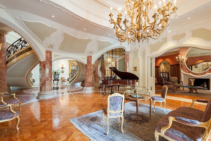 French Baroque Beverly Hills Chateau 31
