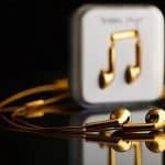 18K gold earphones by Happy Plugs 1