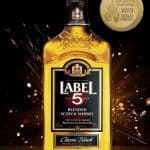 Two Gold Medals for LABEL 5 – Leading Scotch Whisky Brand
