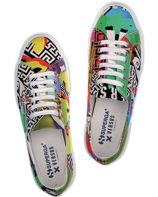 The Casual and Eye-Catching Versace & Superga Sneakers