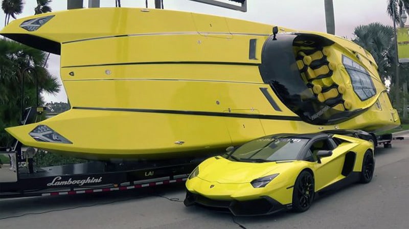 Awesome $1.3Million Aventador-Inspired Speedboat