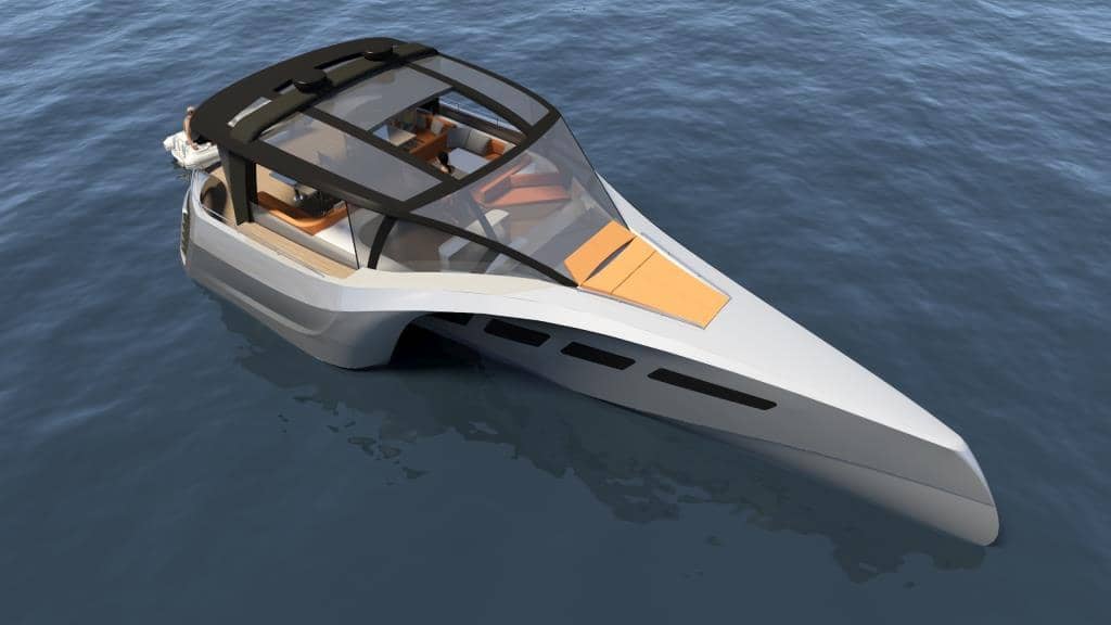 trimaran boat concept