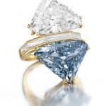 Bulgari Two Stone Colored Diamond Ring