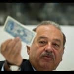 Mexican tycoon Carlos Slim speaks during