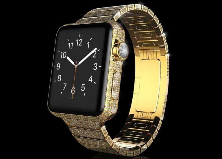 Goldgenie wraps the Apple Watch in gold and diamonds