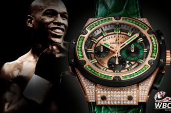 Hublot King Power WBC Full Pavé timepiece 1
