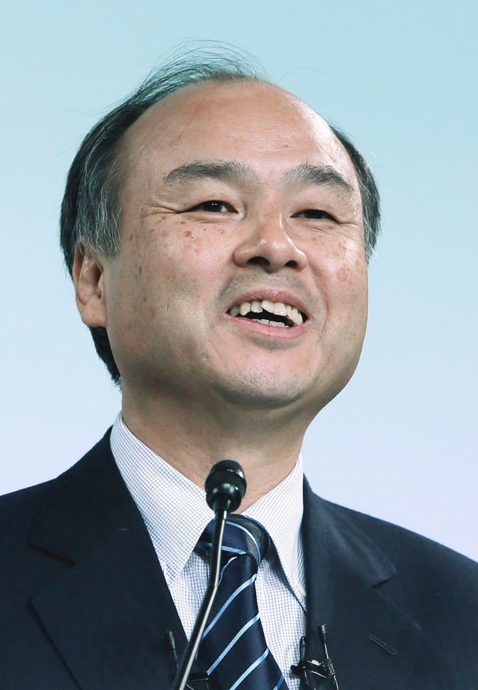 Softbank CEO Masayoshi Son News Conference