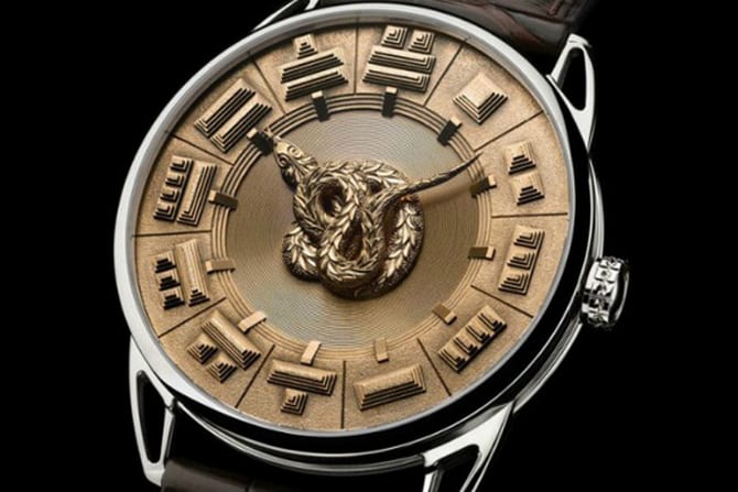 De Bethune DB24 Quetzalcoatl watch come in a limited edition of only 20 pieces, and its price is $120,000