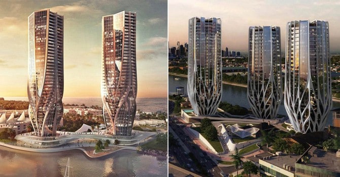 Zaha Hadid Designs Two Sinuous Towers For Australias Gold Coast