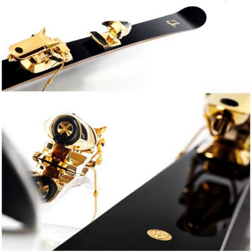 Gold Plated Skis