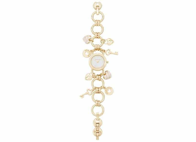 Charter Club Women’s Gold-Tone Key Charm Bracelet