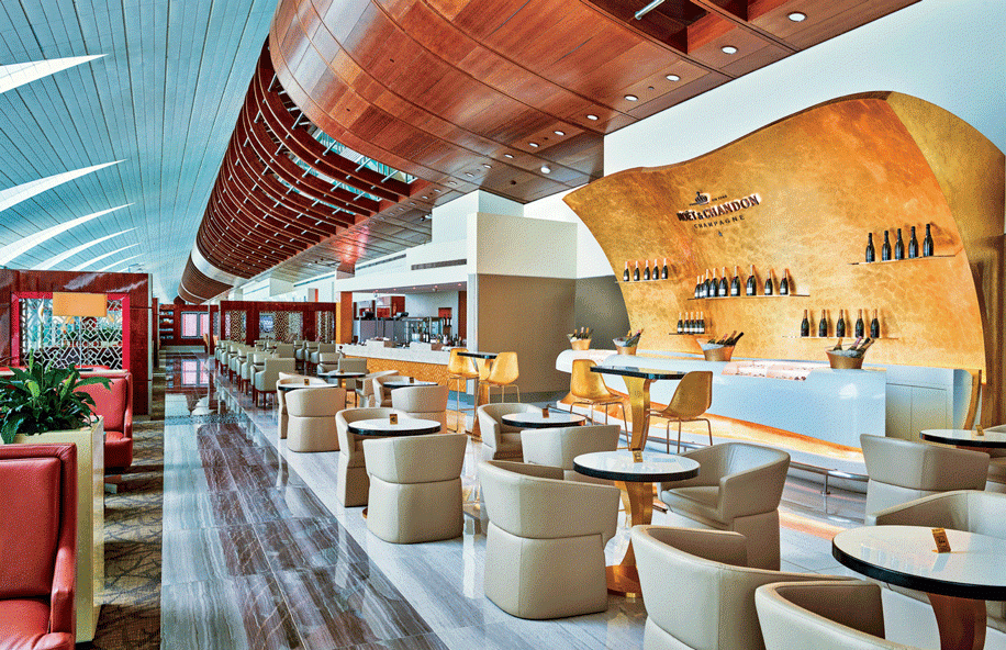 emirates business lounge