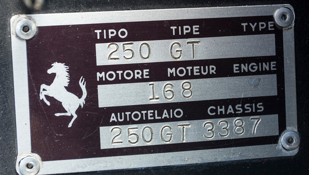 1962 Ferrari 250 Gran Turismo Omologato (GTO) 8
