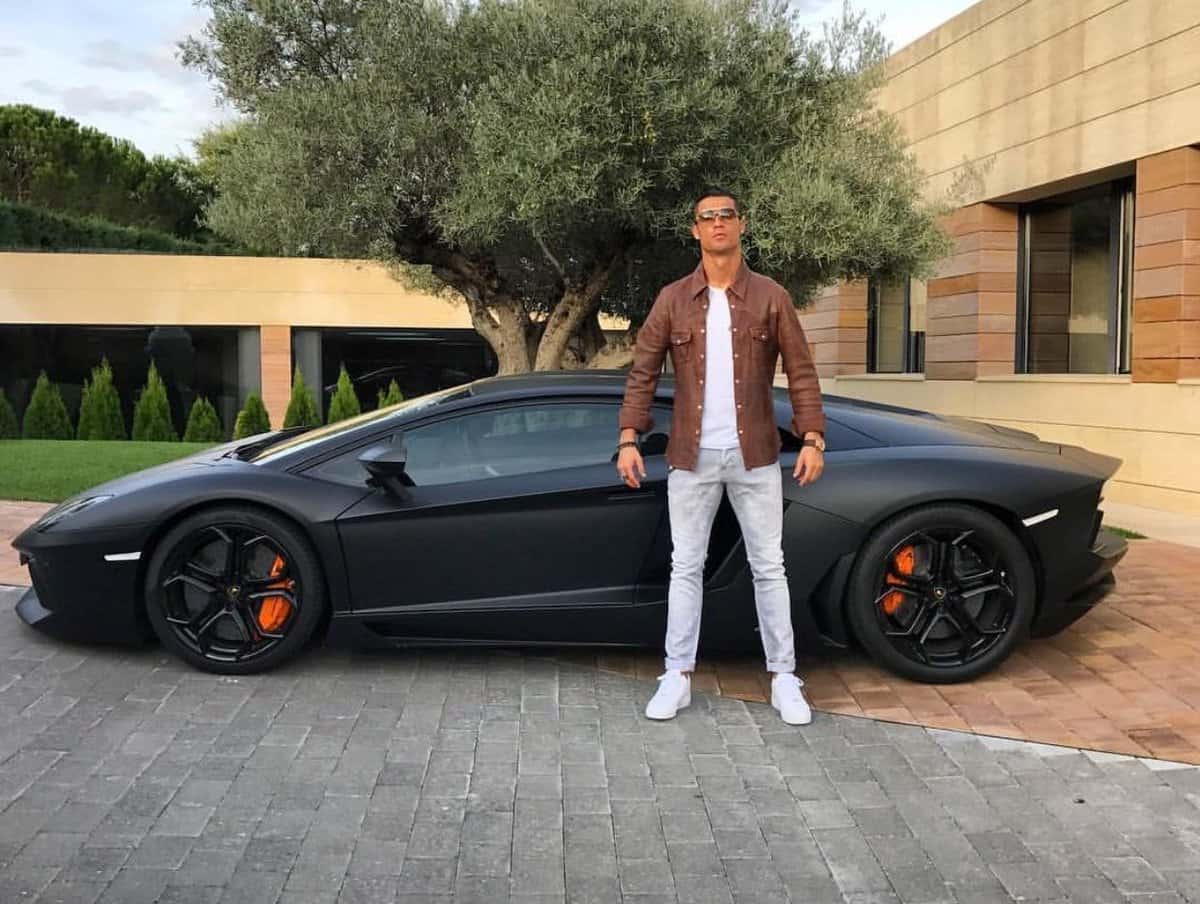 Cristiano Ronaldo Lamborghini Aventador