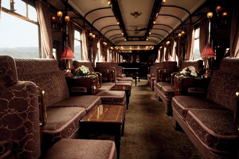 Venice Simplon Orient Express train interior