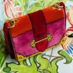 Бархатные сумки Prada Cahier 10