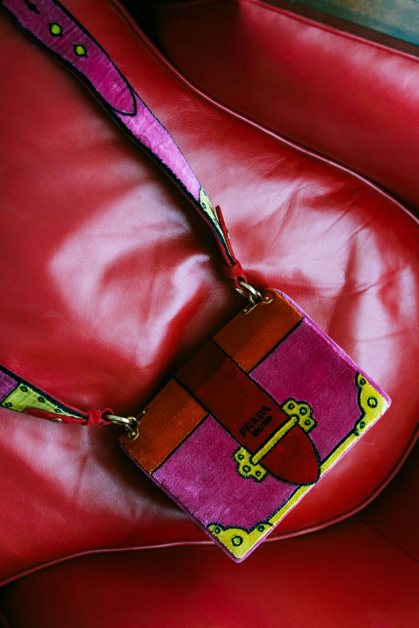 Prada Velvet Cahier Bags 9