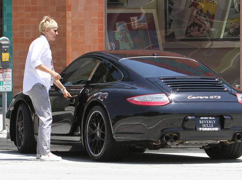 Ellen DeGeneres Porsche