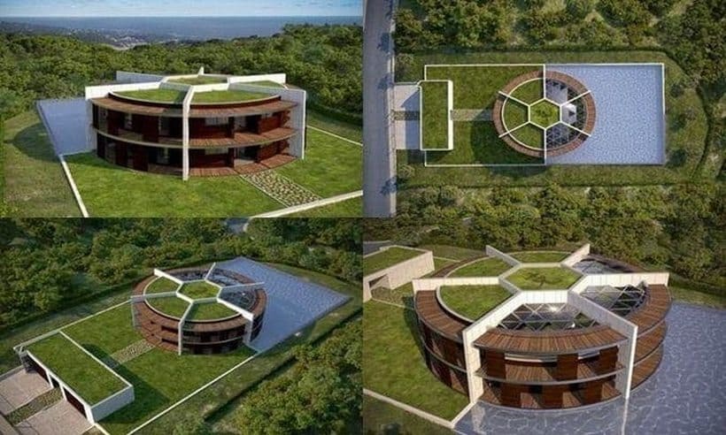 Lionel Messi football house