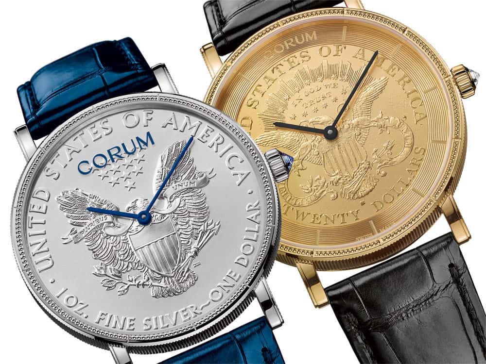 ten dollar corum coin watch