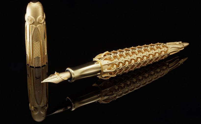 Score Gevaar Verbinding verbroken The 3D-Printed Solid Gold Spica Virginis Fountain Pen