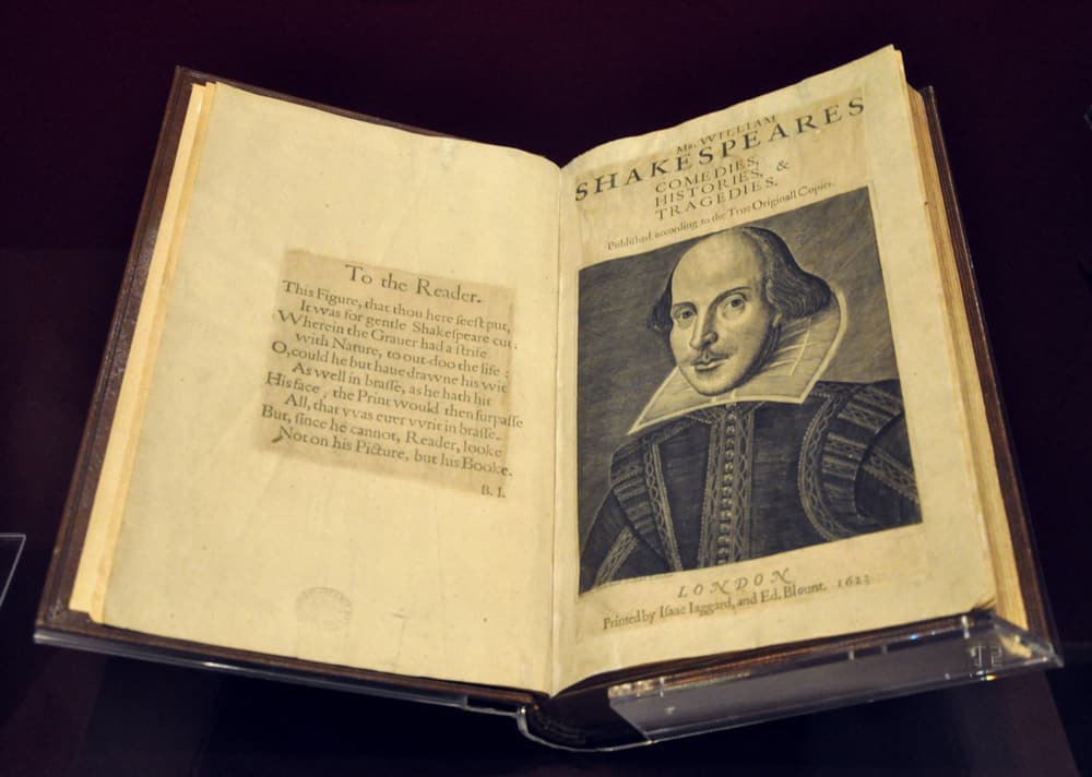  William Shakespeare first folio of Comedies, Histories & Tragedies