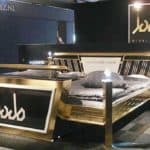 Jado Steel Style Gold Bed