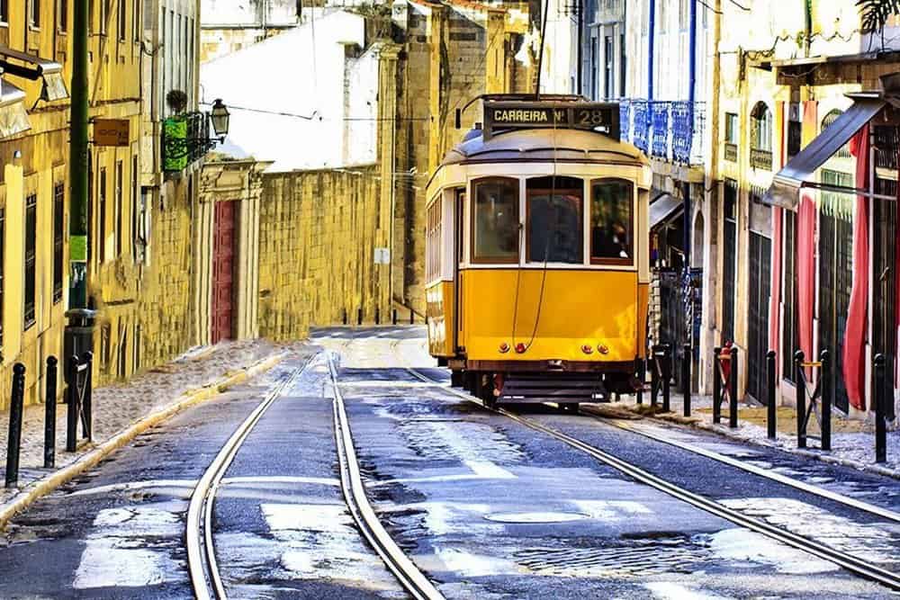 Nr. 28 Tram in Lisbon