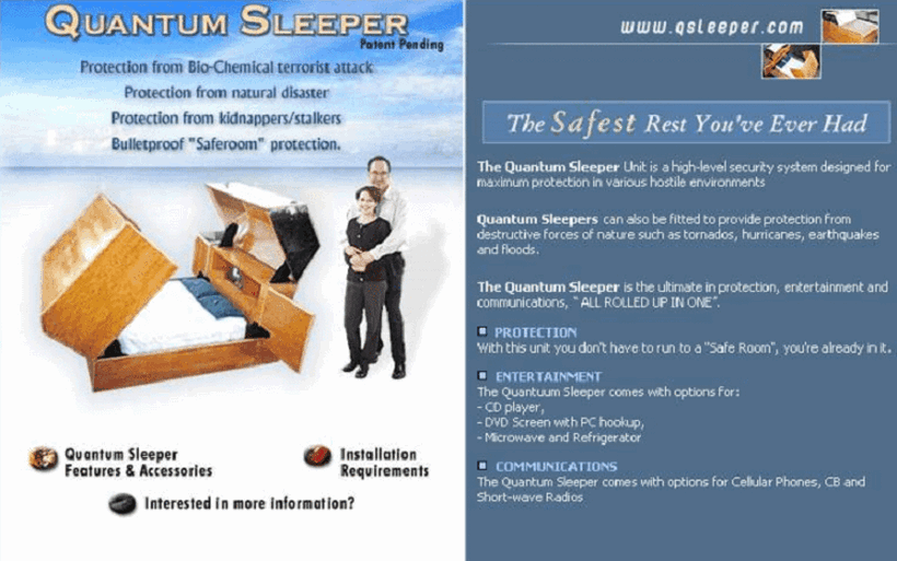 Quantum Sleeper Bed