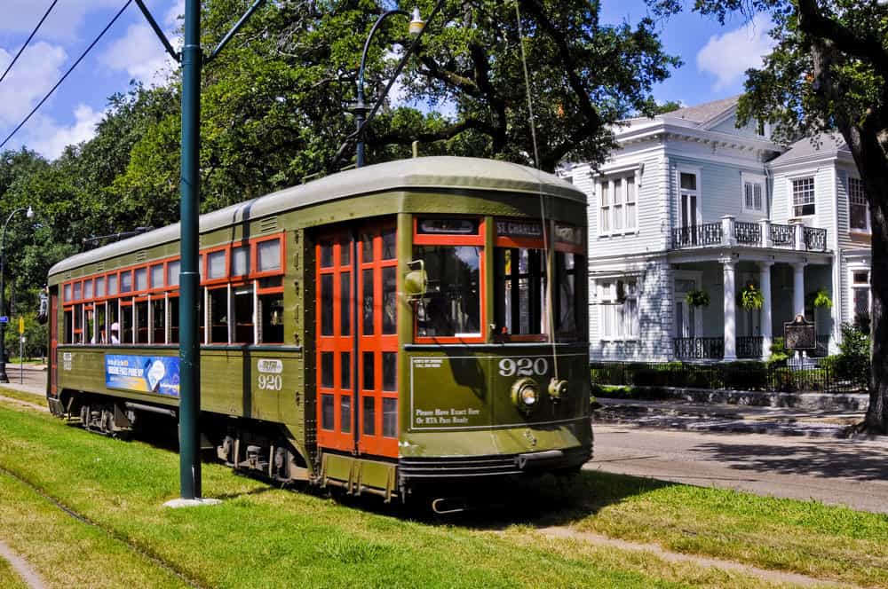 St. Charles Streetcar in New Orleans