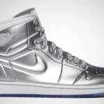 Air Jordan Silver Shoe