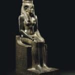 Greywacke Statue Tribute to Isis