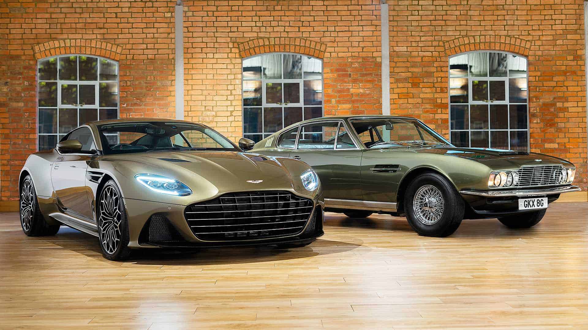 A special edition Aston Martin DBS Superleggera On Her Majesty’s Secret Service