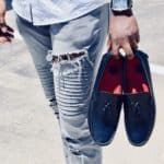 loafers and jeans