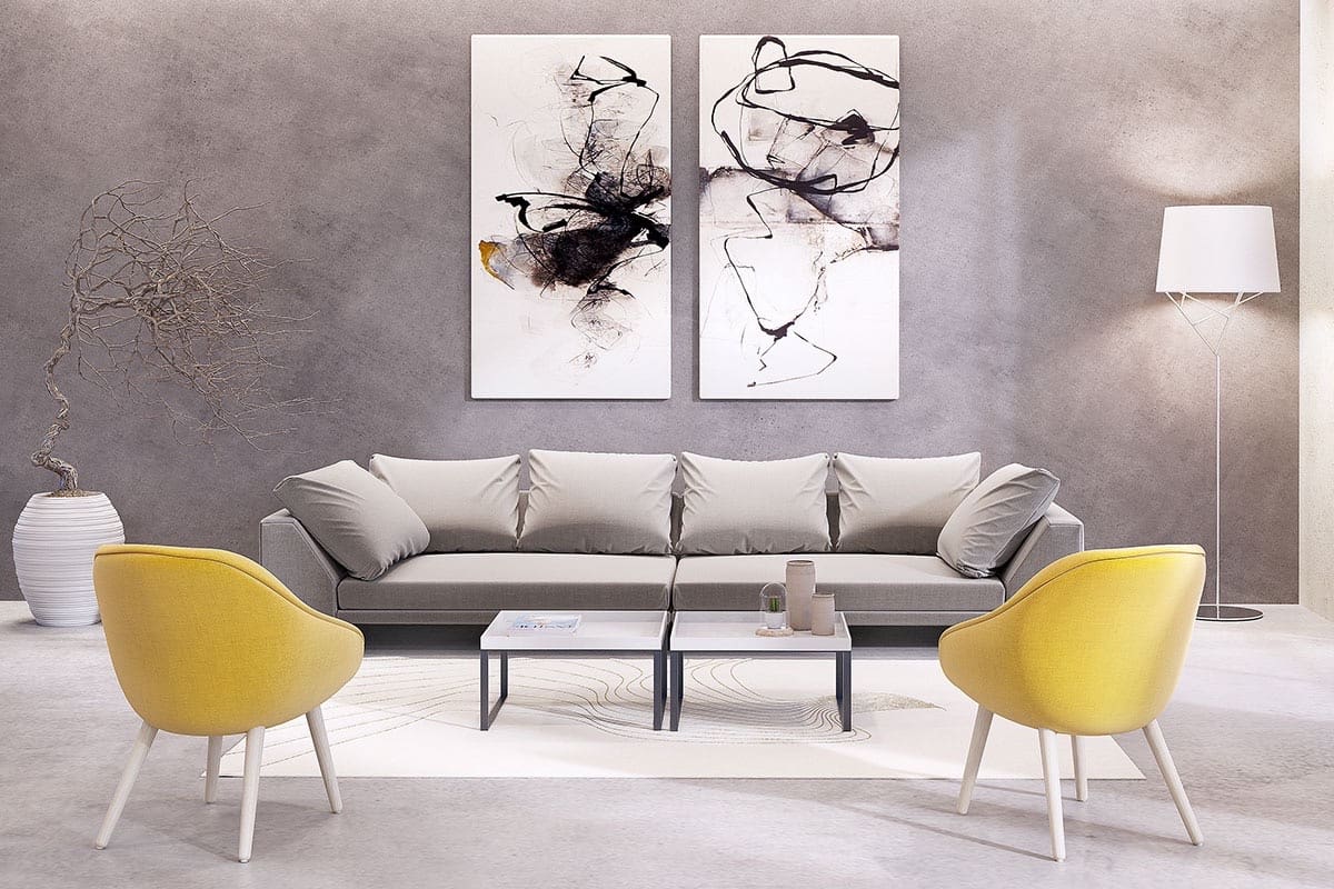 living room artwork