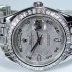 Rolex Platinum Diamond Pearl master