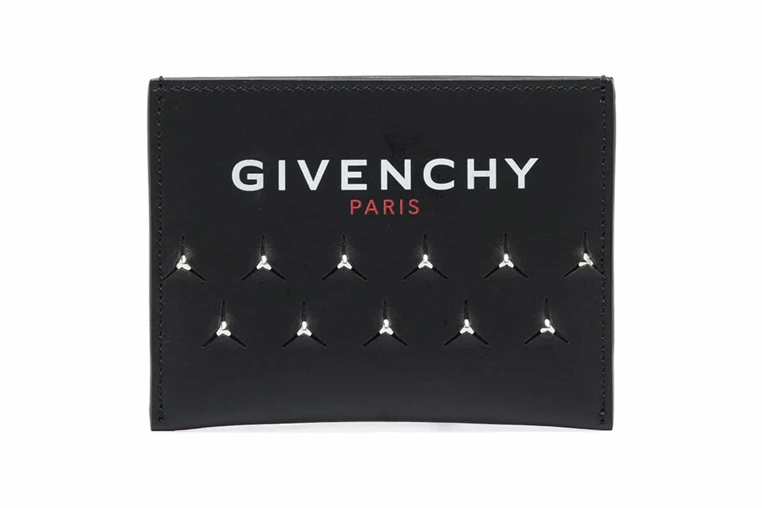 Givenchy-Stud-Embellished-Logo-Print-Cardholder