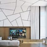 Luxury Living Room Wall Pattern