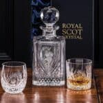 Royal Scot Crystal Scottish Thistle Set