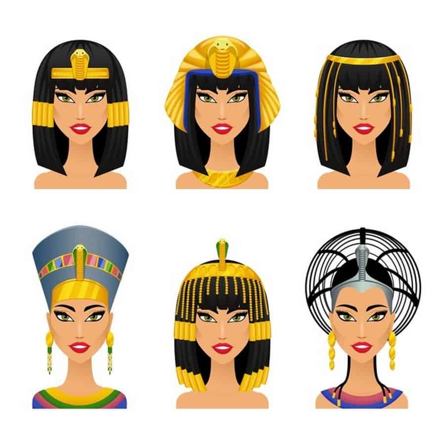 egypian women how they styled
